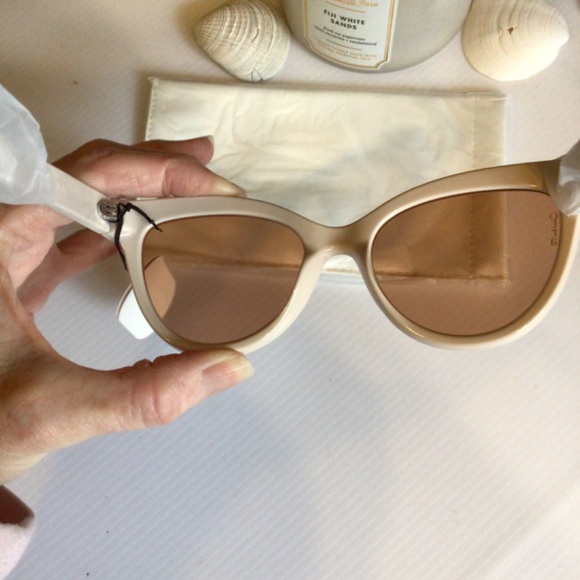 New! OTRA creamy cat eye sunglasses main image 4